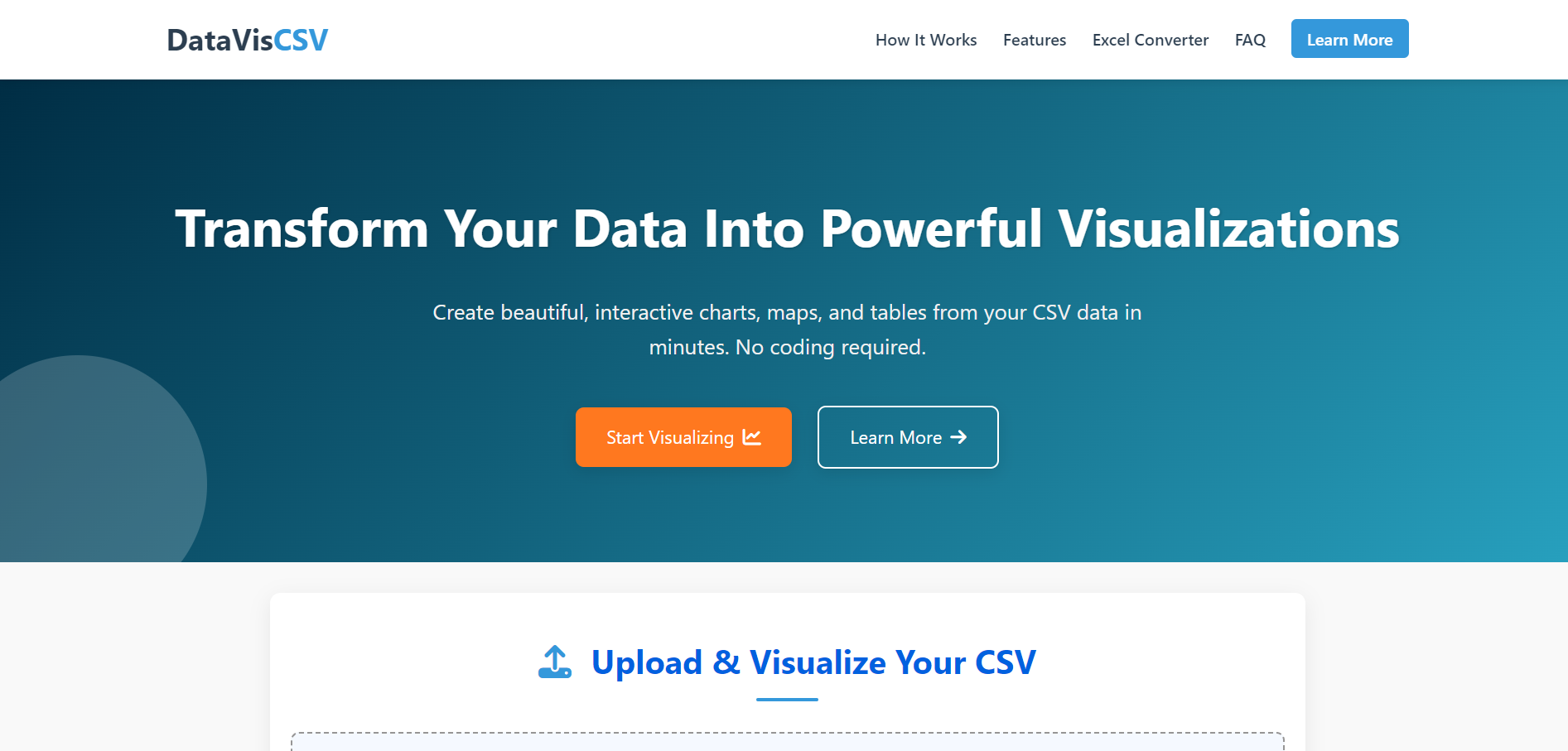 CSV Data Visualizer